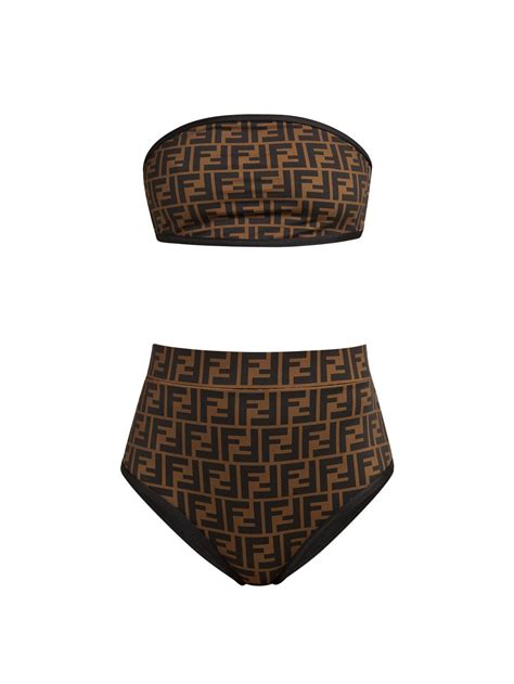 fendi high waisted bikini|fendi high waisted swimsuit.